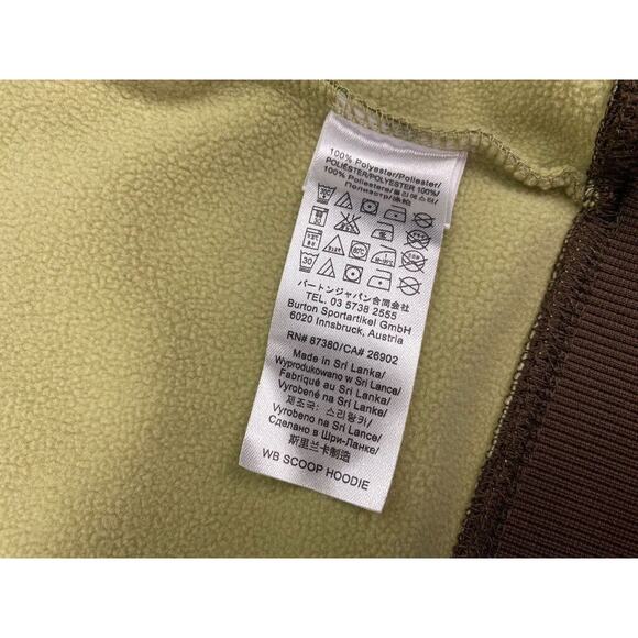 Burton Scoop Hoodie Jacket Womens Small Camo DryRide Thermex Softshell Brown - Picture 11 of 13